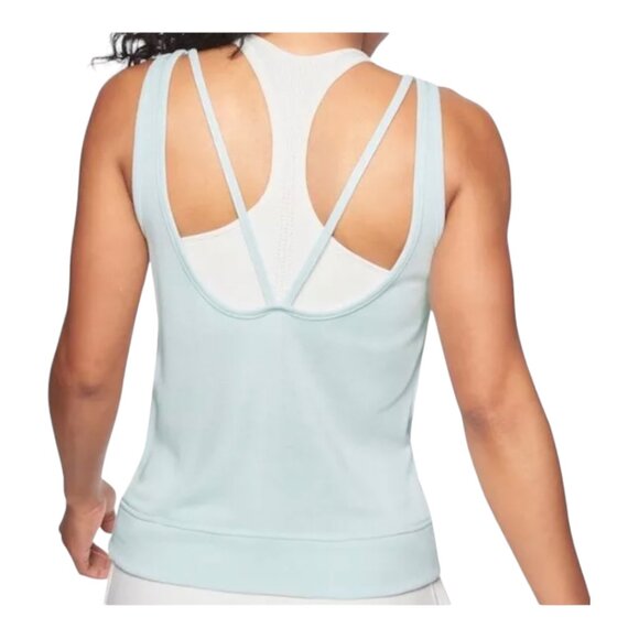 Athleta Tops - Athleta Small Light Green Serenity Strappy Back Knit Tank